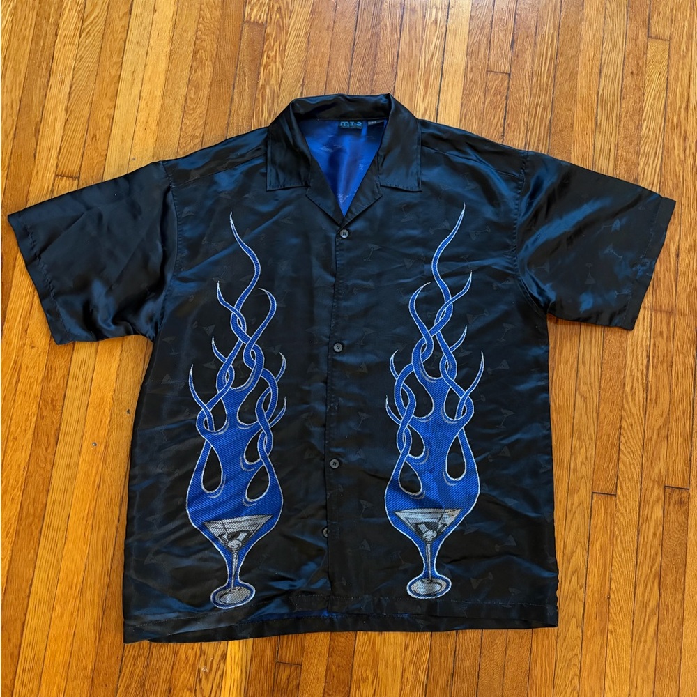 MT:2 Flaming Martini Button-down